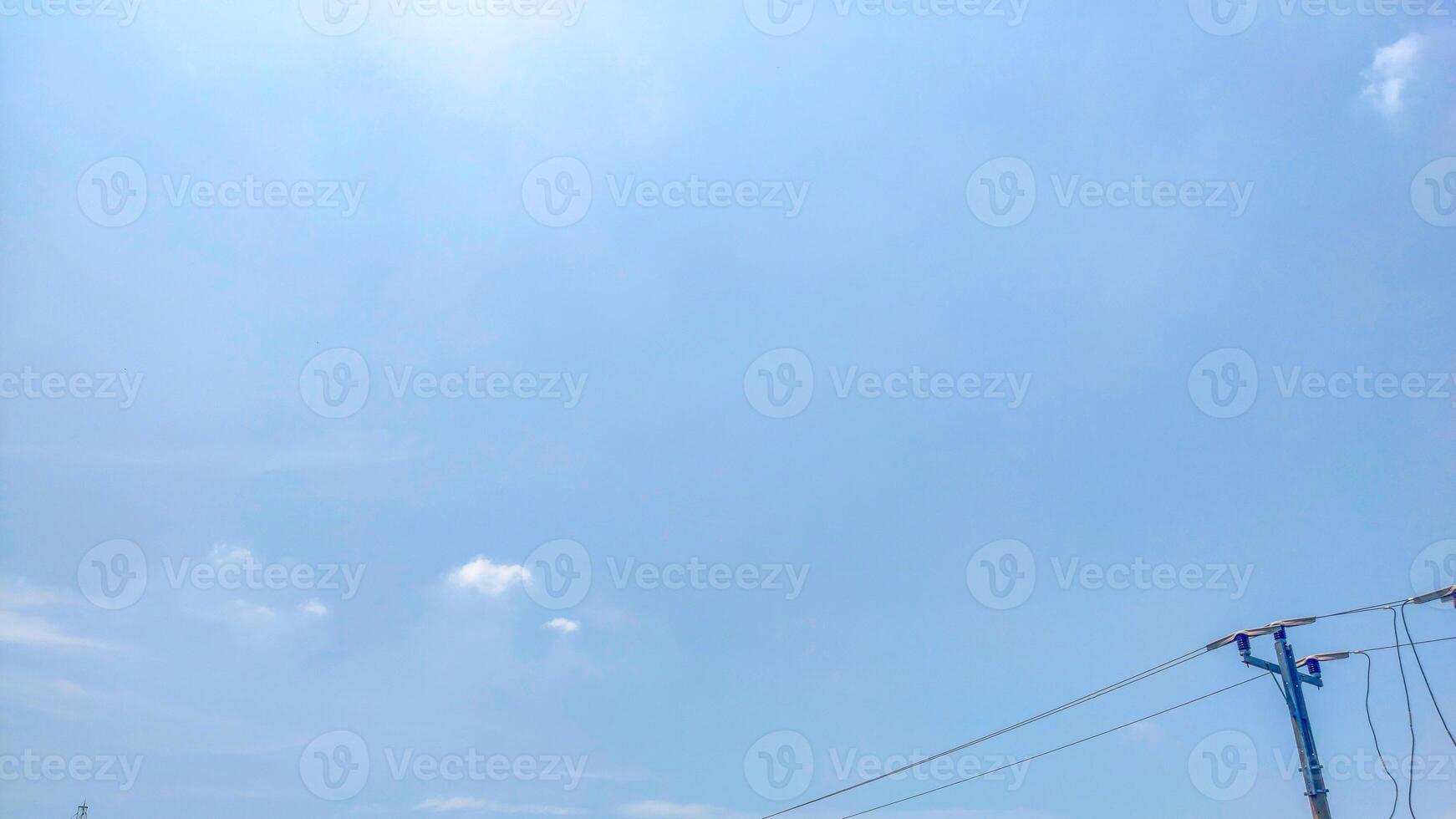 Summer blue sky cloud gradient light white background. Beauty clear cloudy in sunshine calm bright winter air background. orizon skyline view spring wind. photo