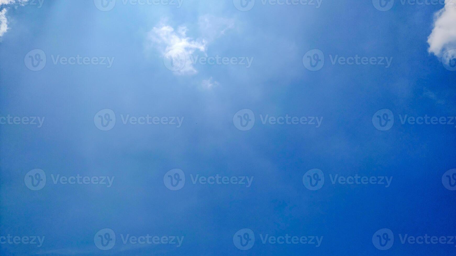 Summer blue sky cloud gradient light white background. Beauty clear cloudy in sunshine calm bright winter air background. orizon skyline view spring wind. photo