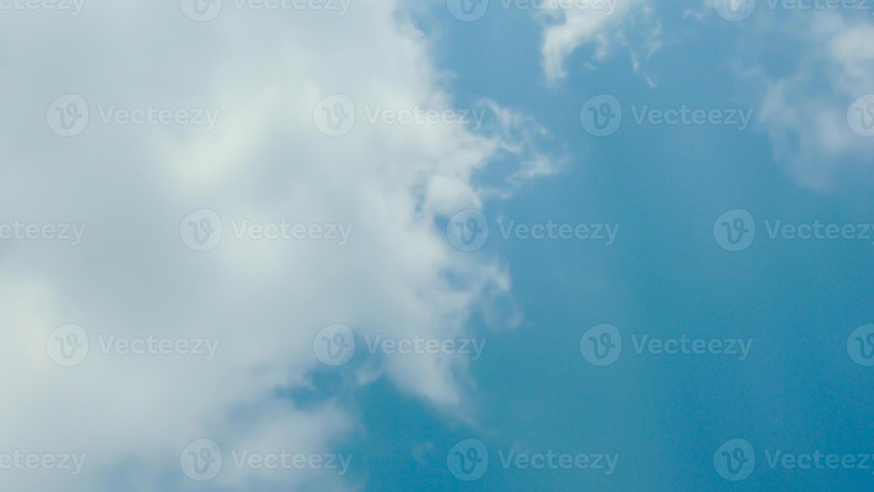 Summer blue sky cloud gradient light white background. Beauty clear cloudy in sunshine calm bright winter air background. orizon skyline view spring wind. photo