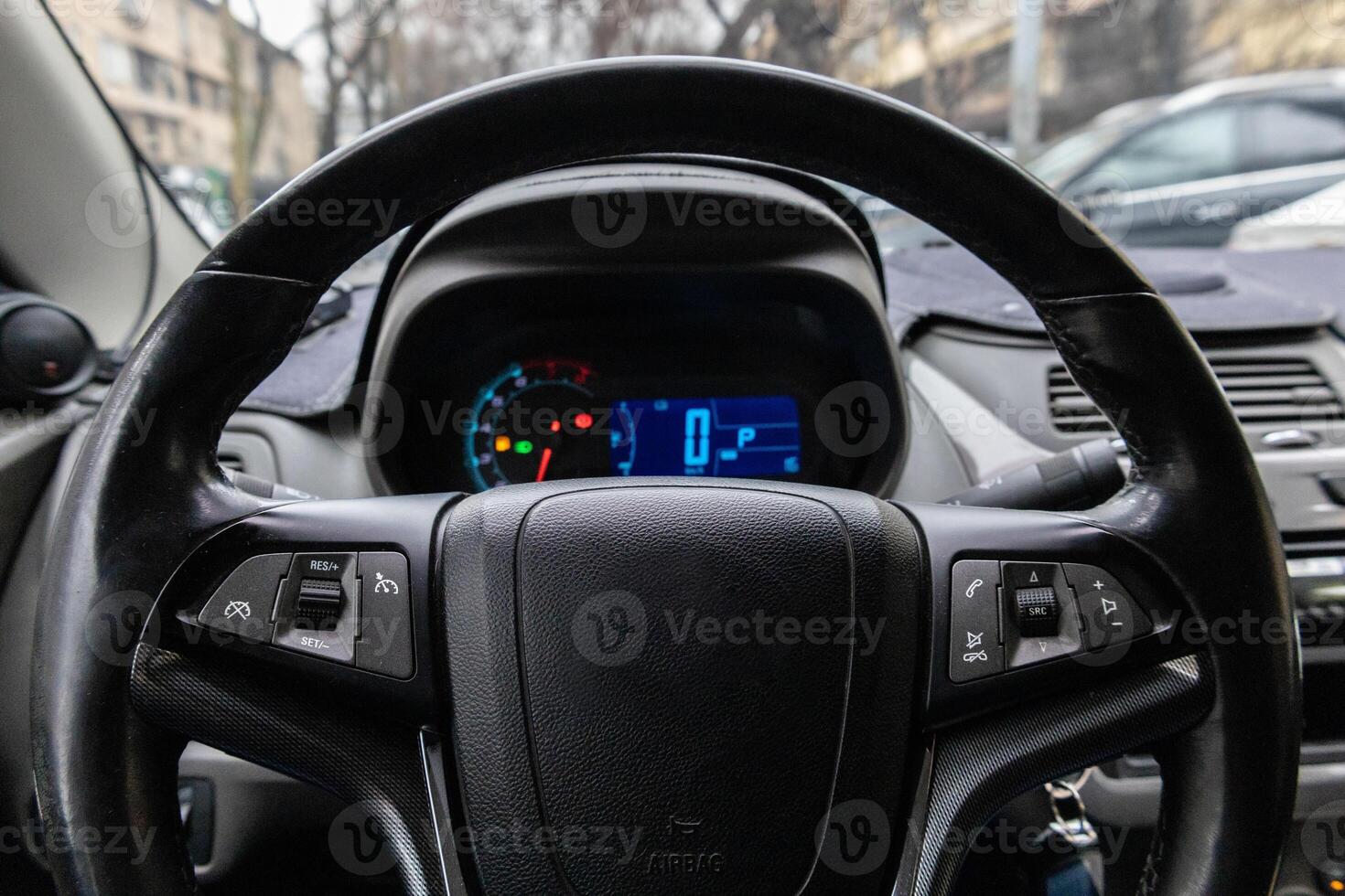 Theme car in the city for a screensaver or background or embed on the website photo