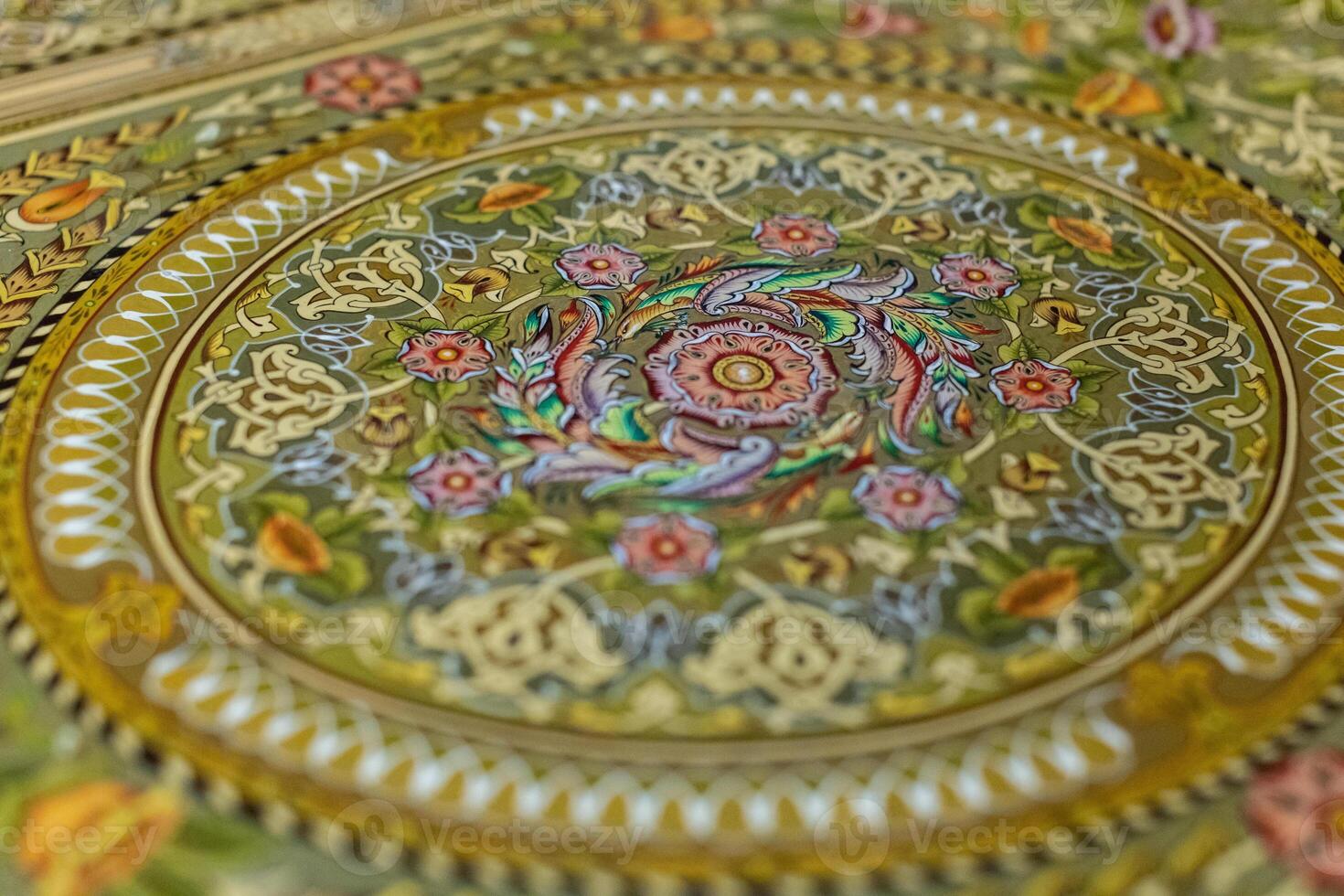 Background screensaver with oriental theme. An old medieval oriental item that has a national heritage in religion photo
