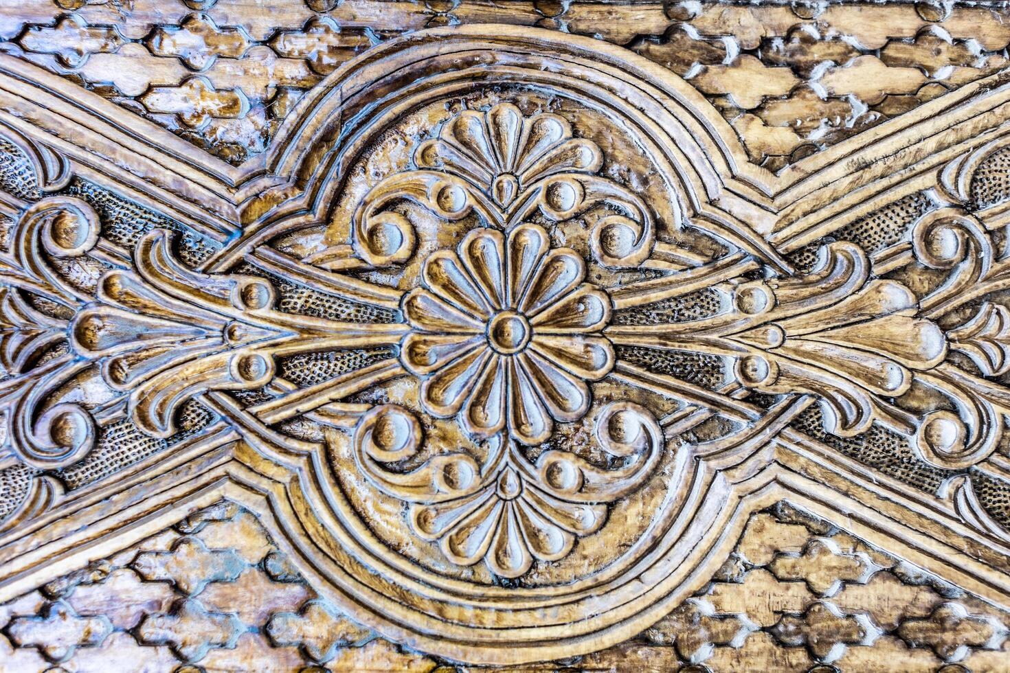 Background screensaver with oriental theme. An old medieval oriental item that has a national heritage in religion photo