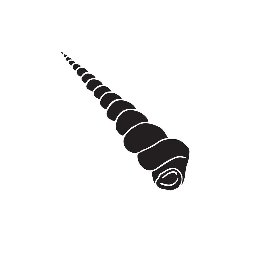 Hand drawn doodle sketch shell vector