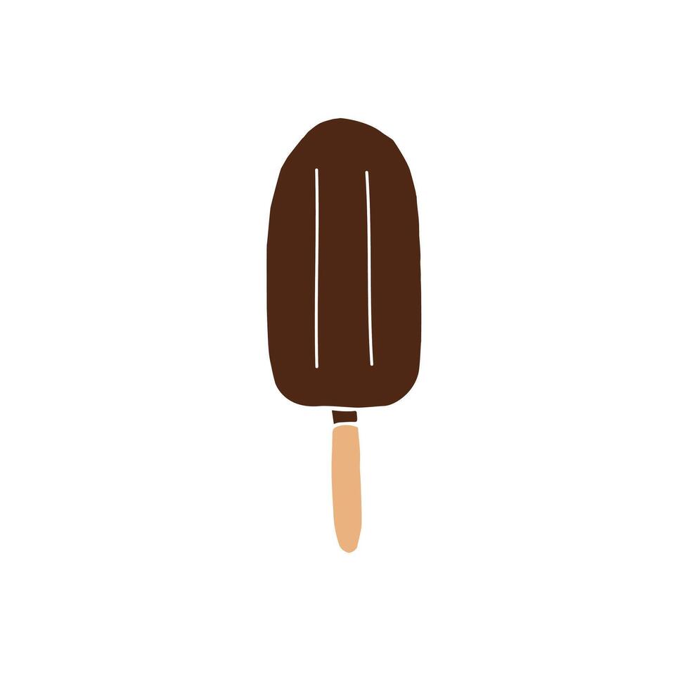 Hand drawn doodle sketch ice cream vector