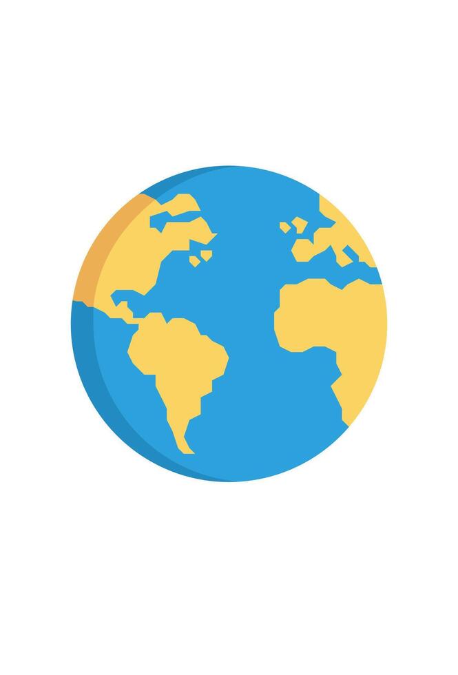 globe or earth illustration for design. world symbol vector