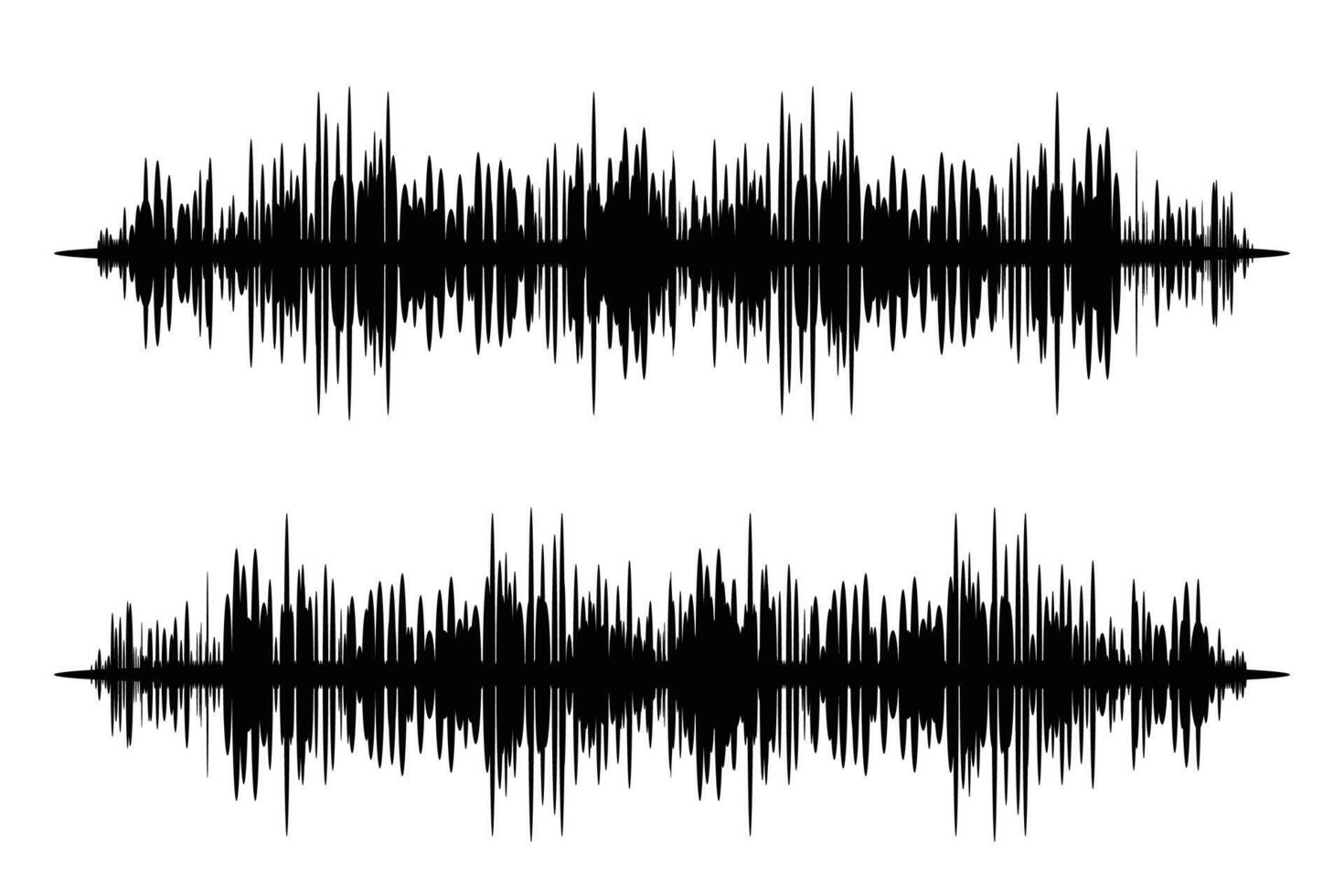 sound waves, music design vector