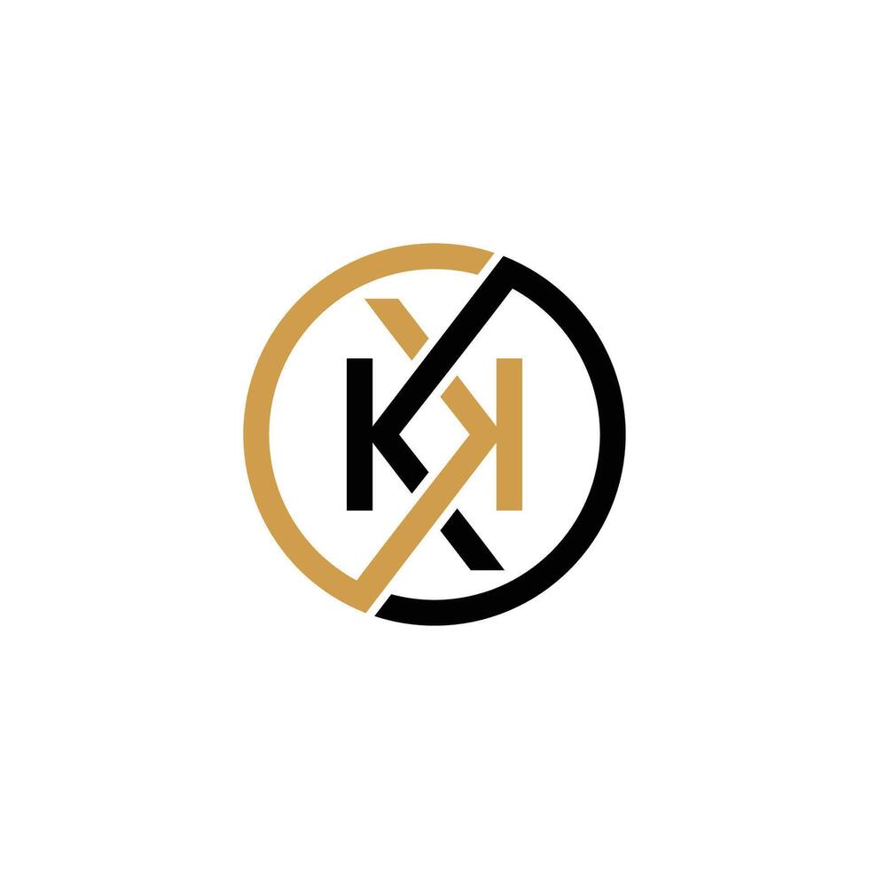 Initial Letter KK Logo Design Template vector