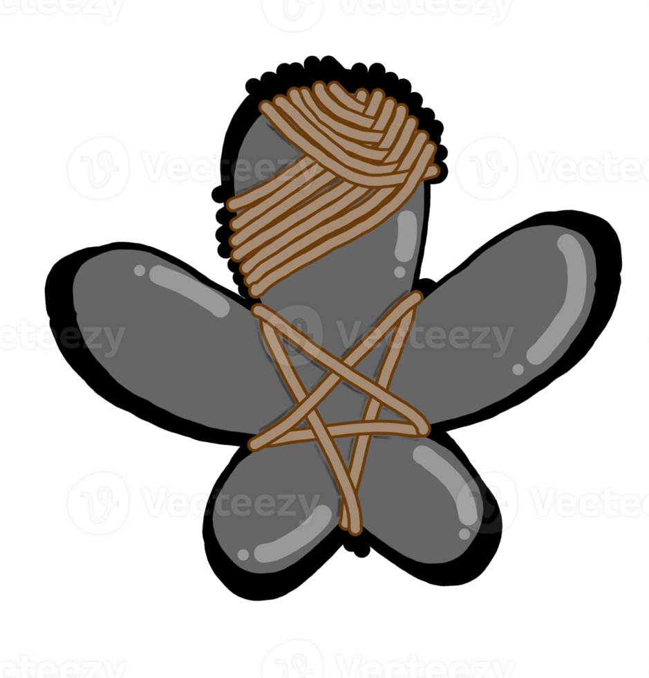 A cartoon of a bandaged butterfly png