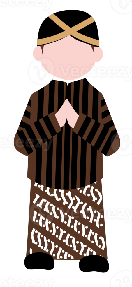 Javanese boy illustration png