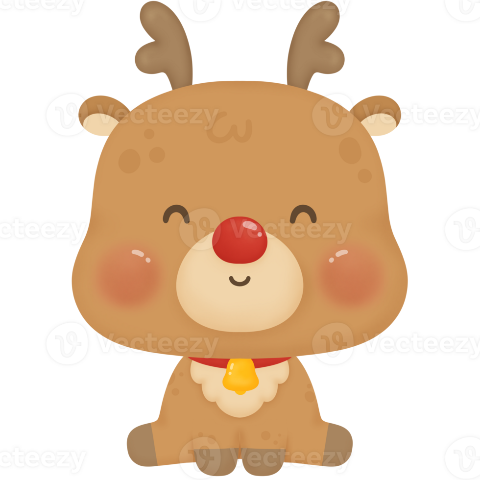 Cute Christmas reindeer png