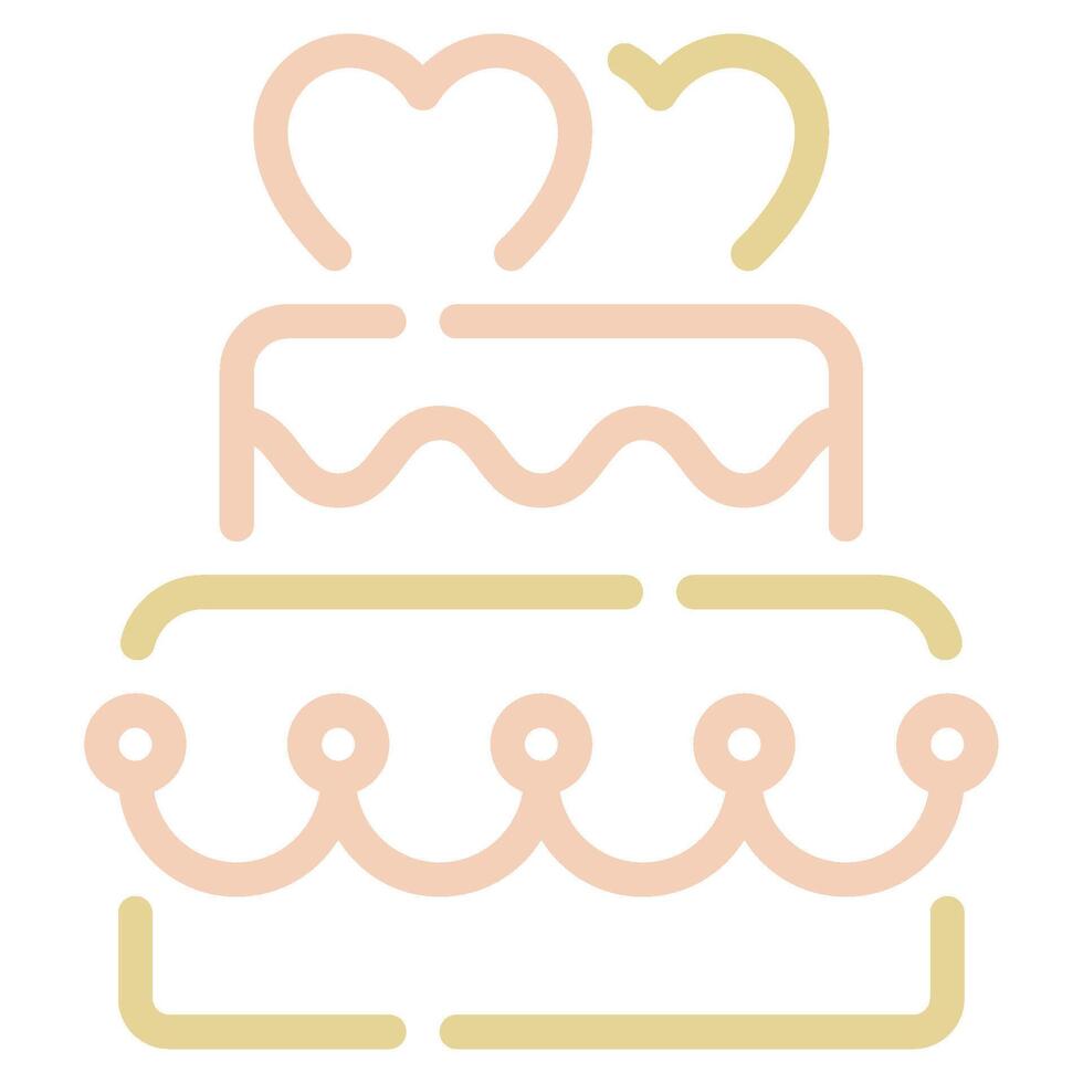 Cake Topper icon for web, app, infographic, etc vector
