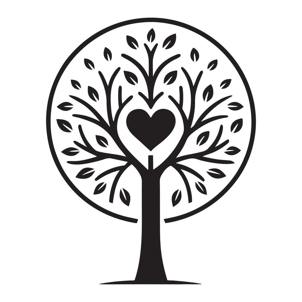 Lush Tree Forest art vector