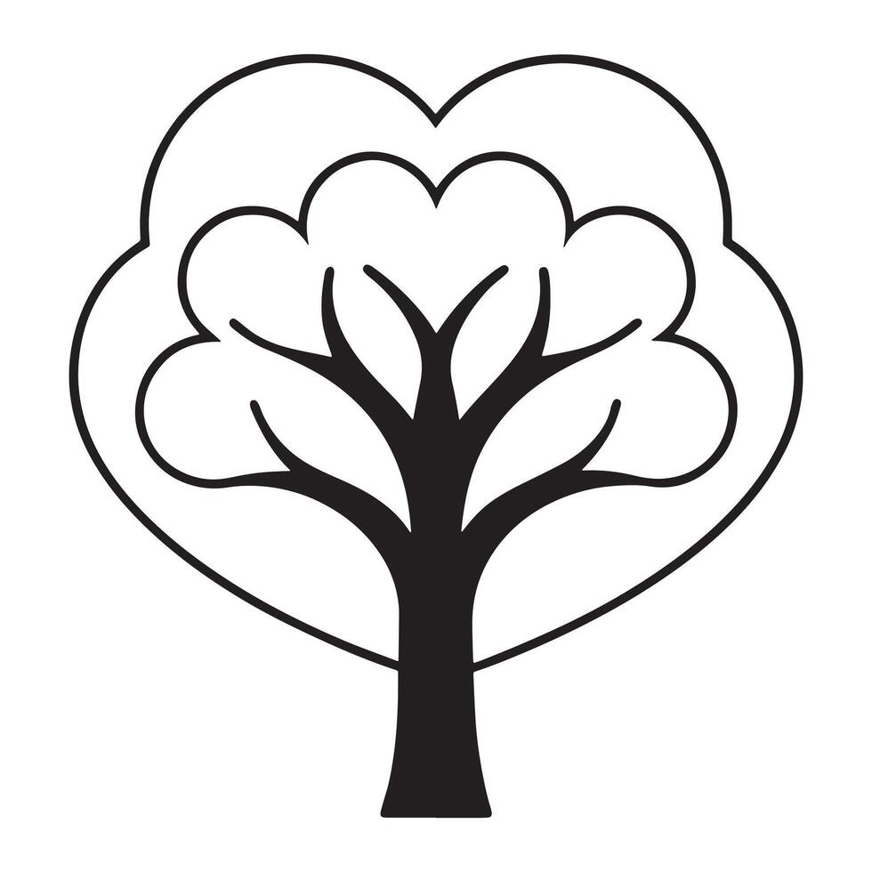 Nature Tree and Leaf Art vector