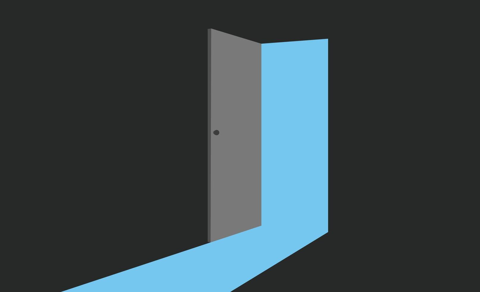 Blue Light from Open Door Designs vector
