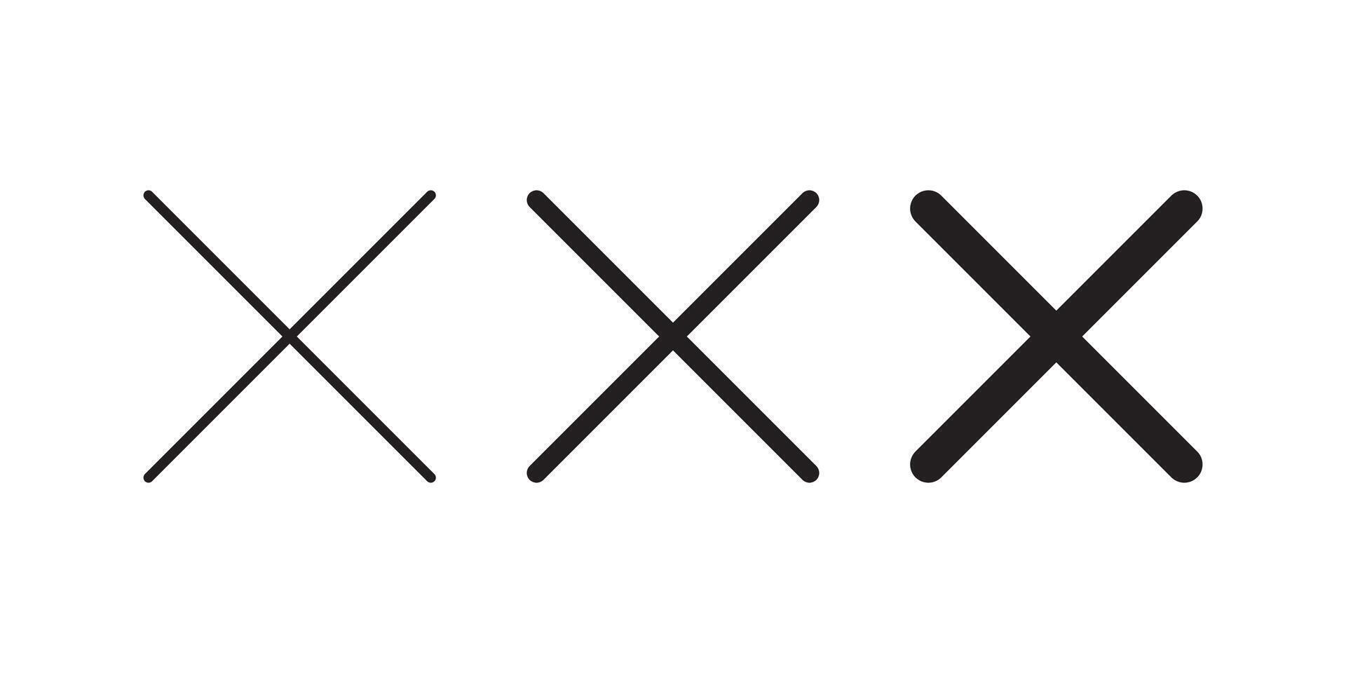 cross multiply vectors outline isolated background