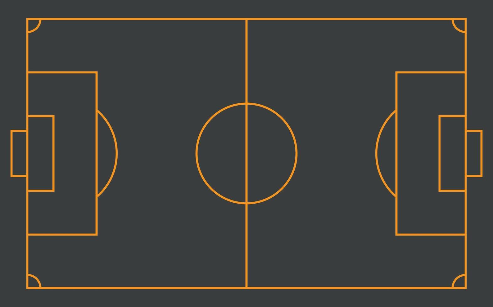 soccer field sport icon isolated black background vector