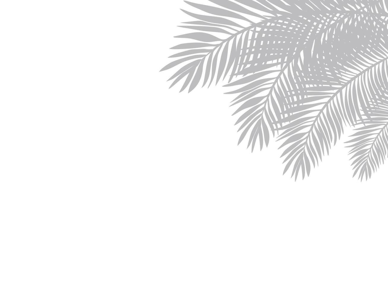 palm leaves background images lush top right vector