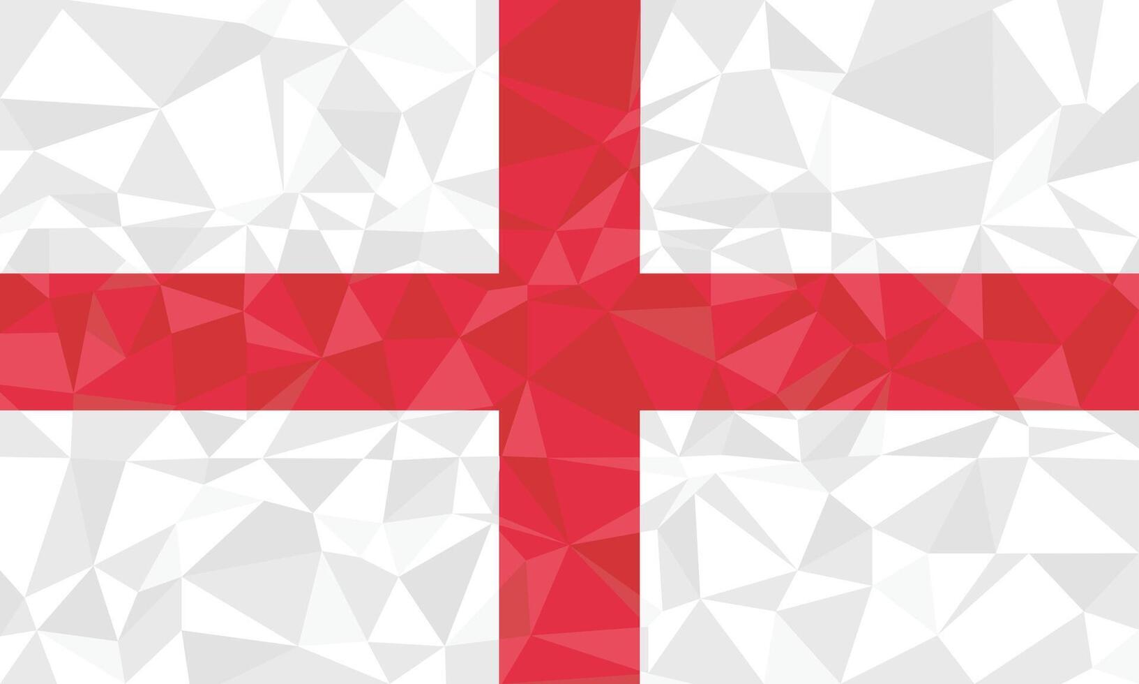 england polygonal flag mosaic background vector