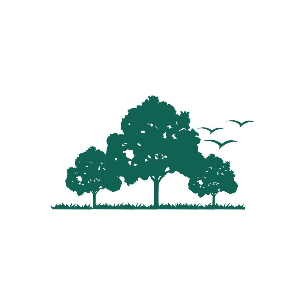 Oak Tree Logo illustration design vector