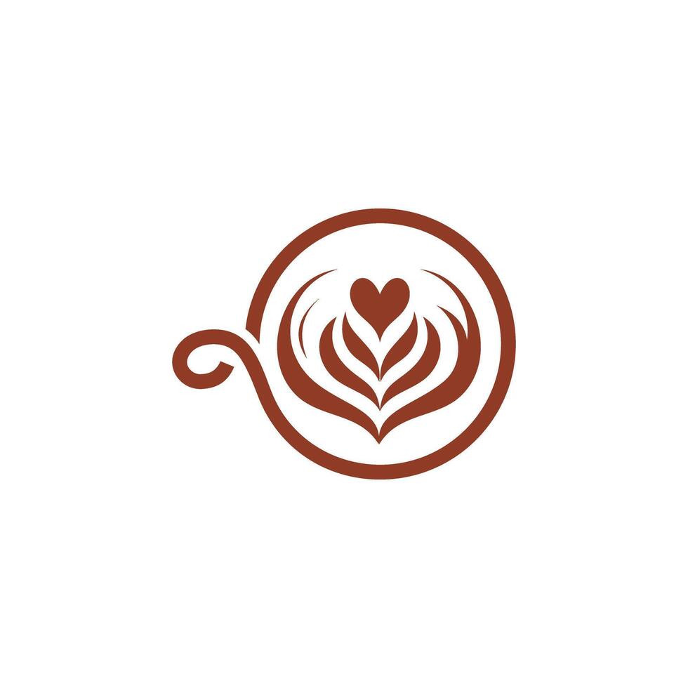 coffee logo design concept template vector