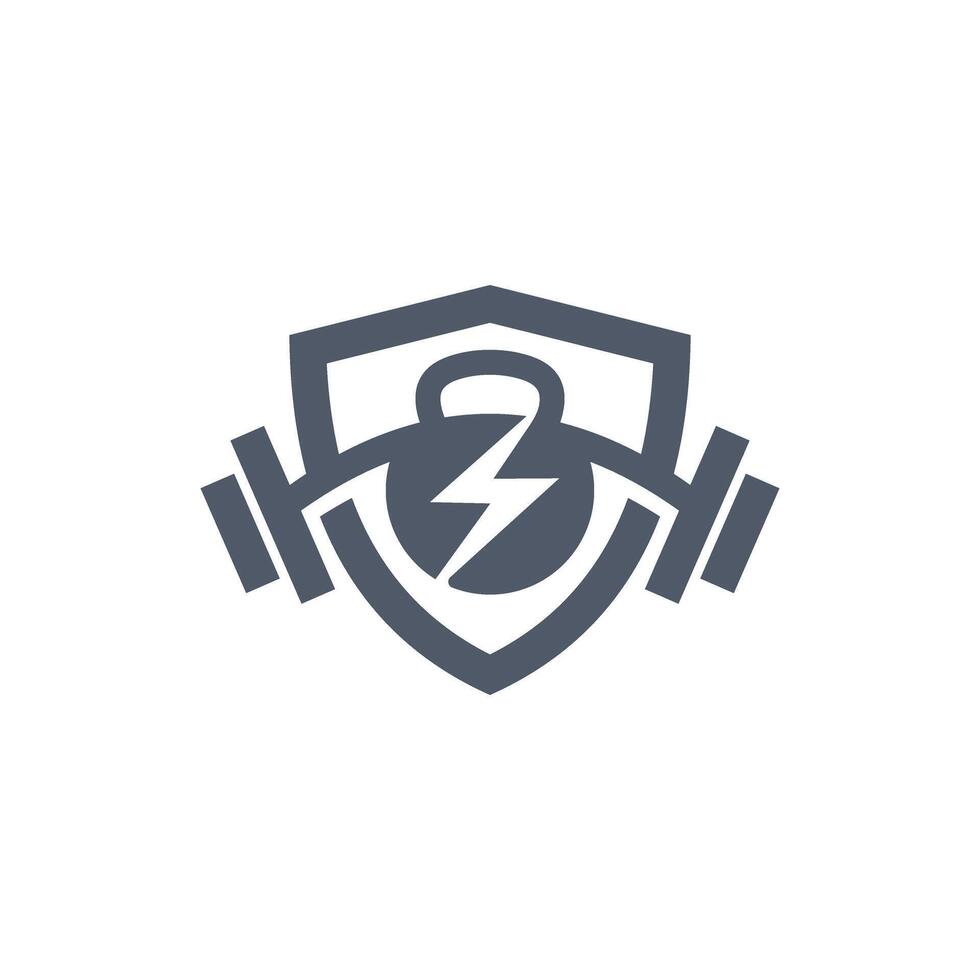 kettle bell combined dumbbell logo 51480400 Vector Art at Vecteezy