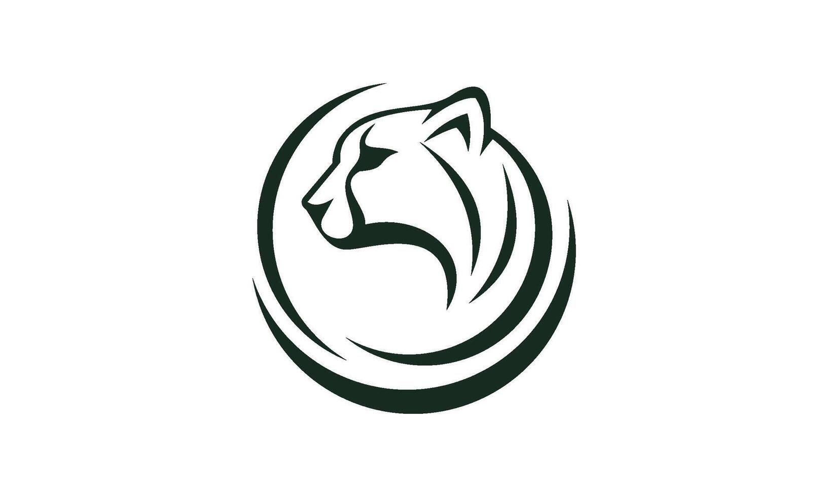 Cheetah logo icon vector