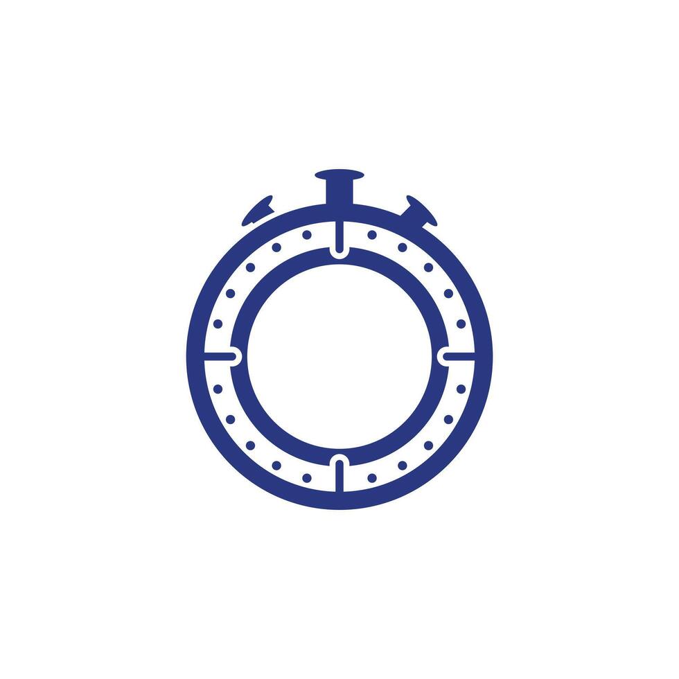 Time Icon Logo Design Element vector