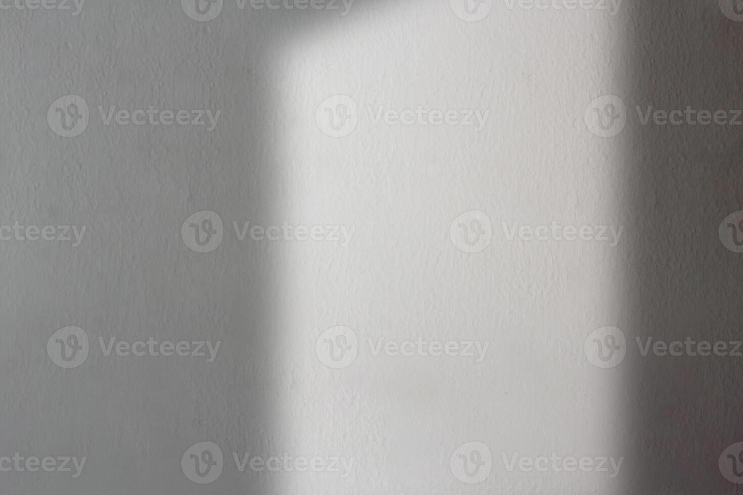 Black shadows on concrete wall. Shadow overlay effect. Scene of natural lighting. Blank background for design. Background for ideas. photo