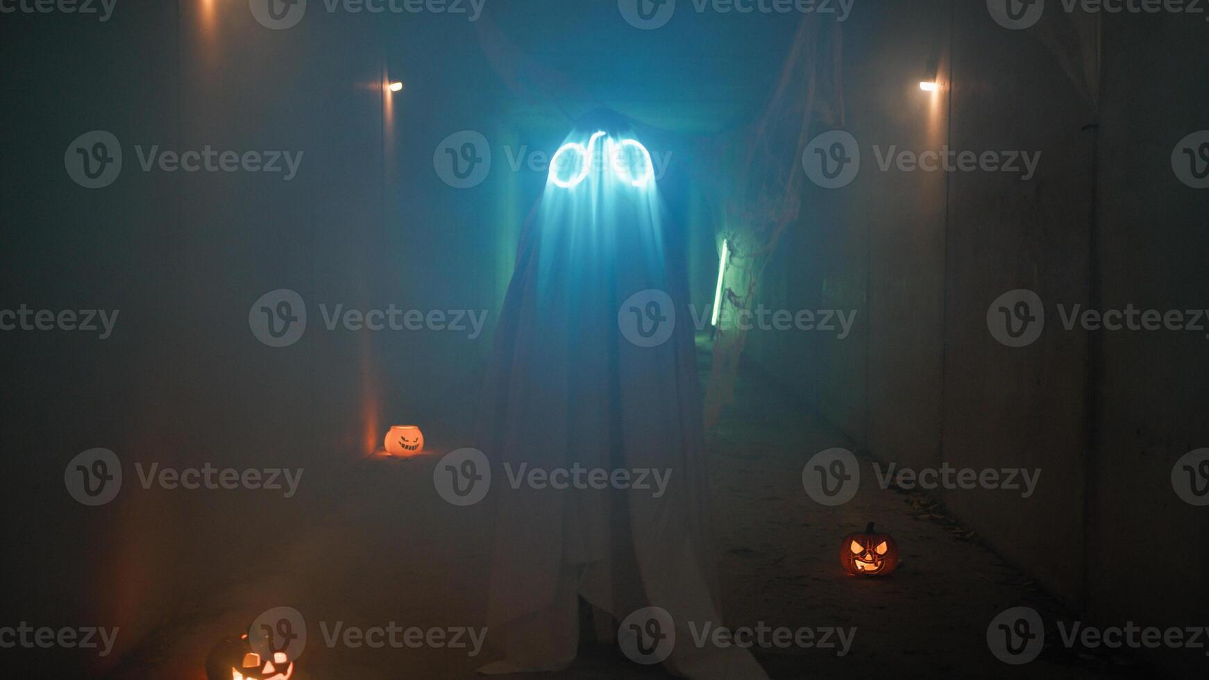 Blue Light From The Head Of The Ghost photo