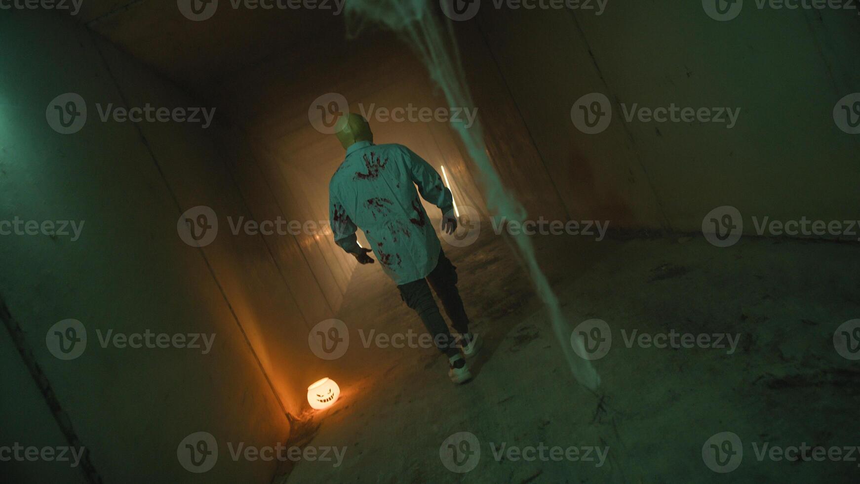 Alien With The Body Covered By Blood photo