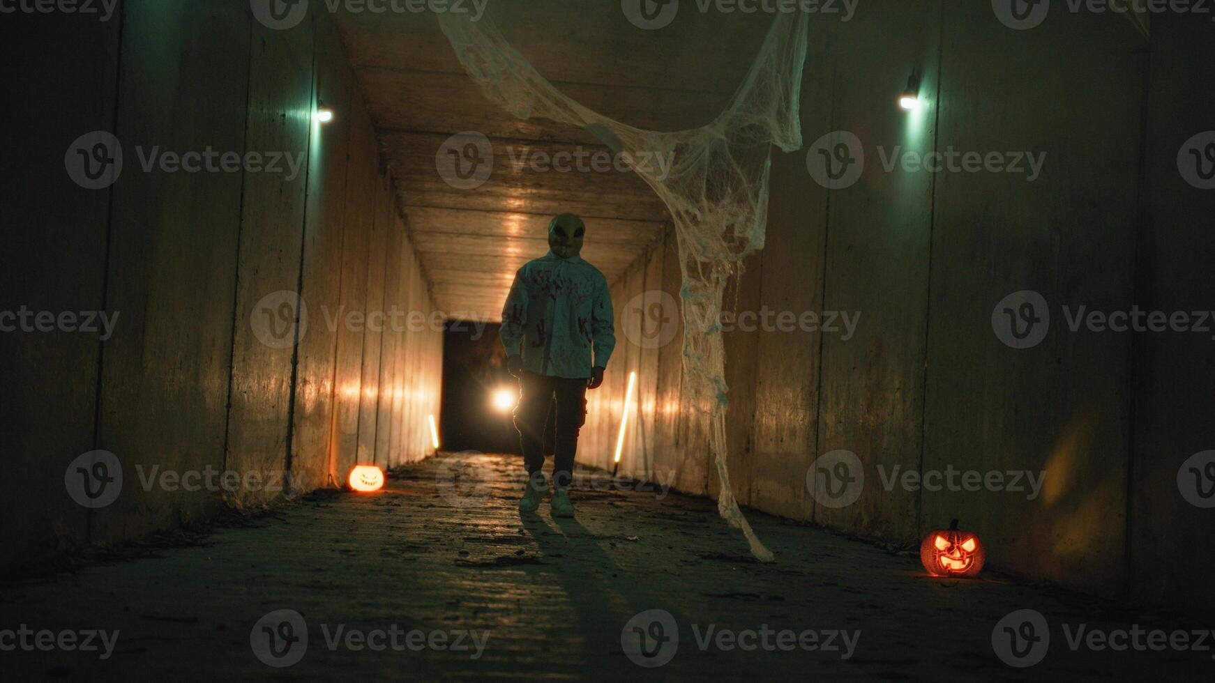 The Silohuette Of A Creepy Creature Is Getting Closer photo