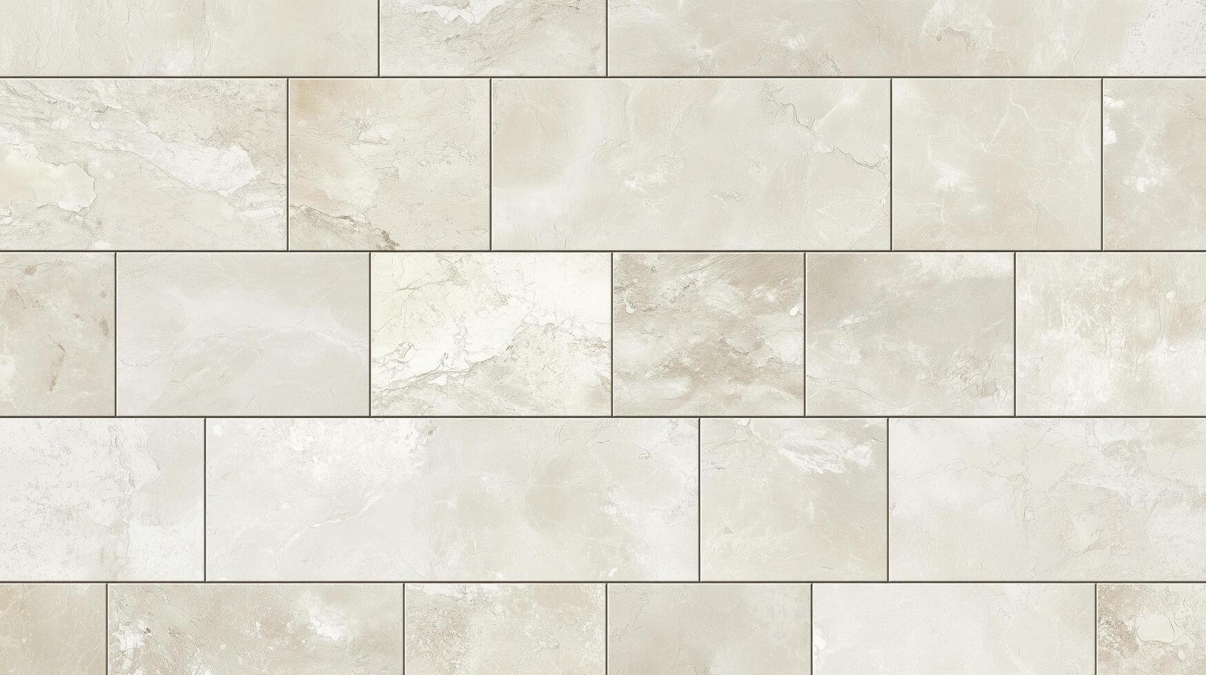 A wall made of white tiles with a pattern of squares. The wall is very clean and has a very simple design photo