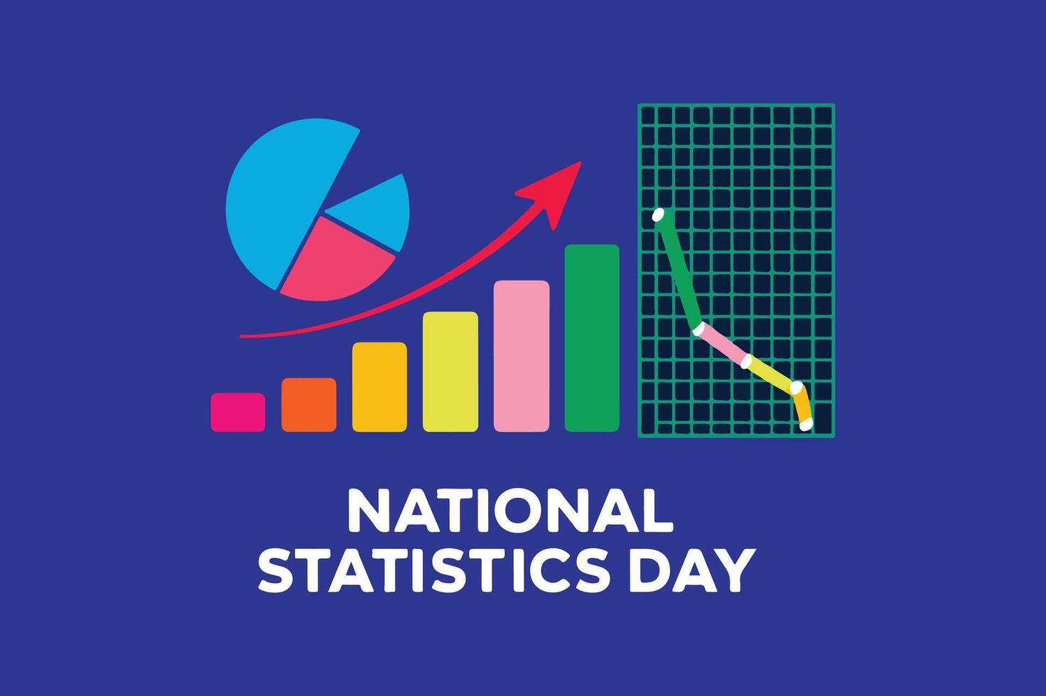 World Statistics Day illustration vector