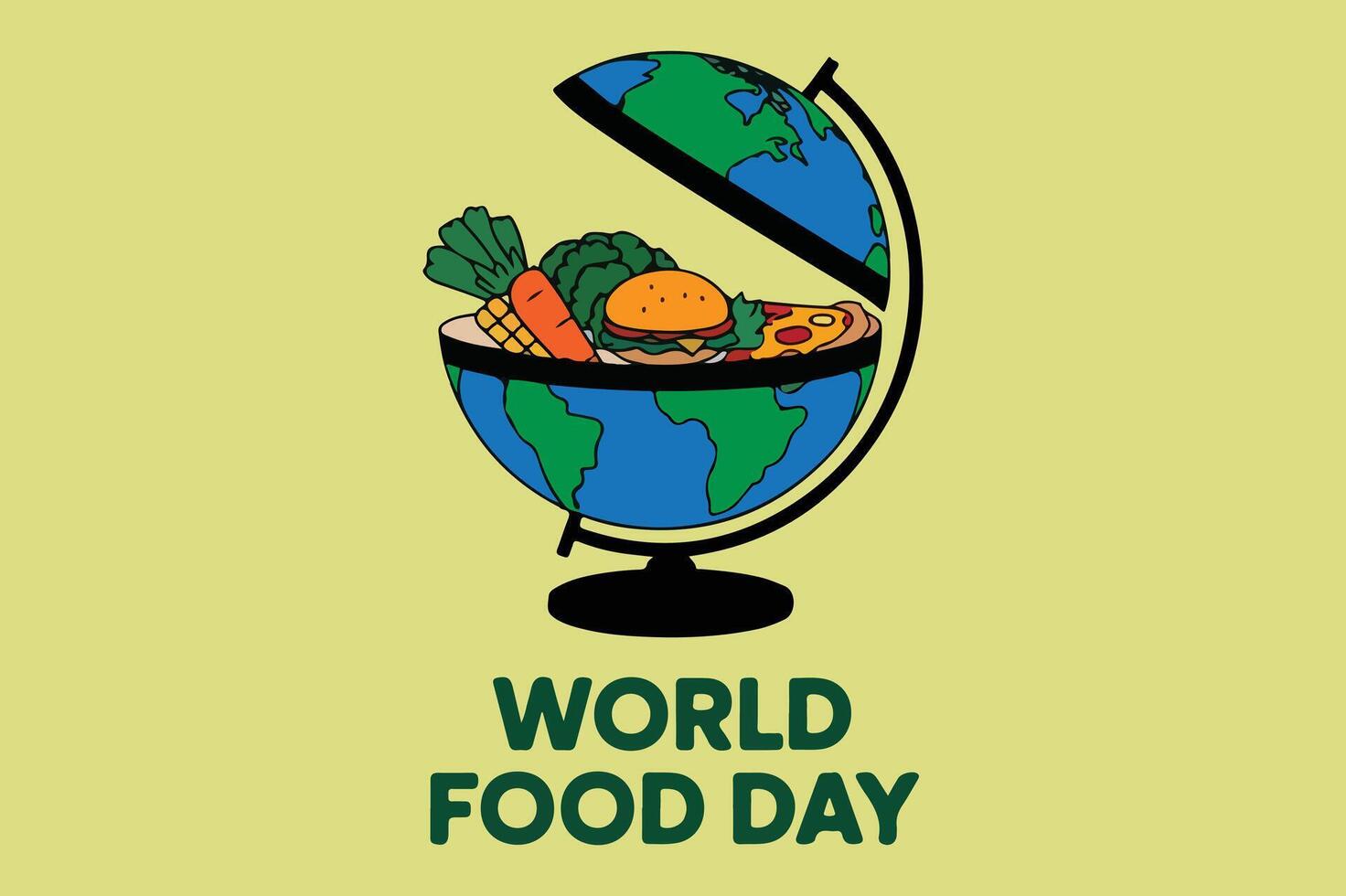 world food day vector
