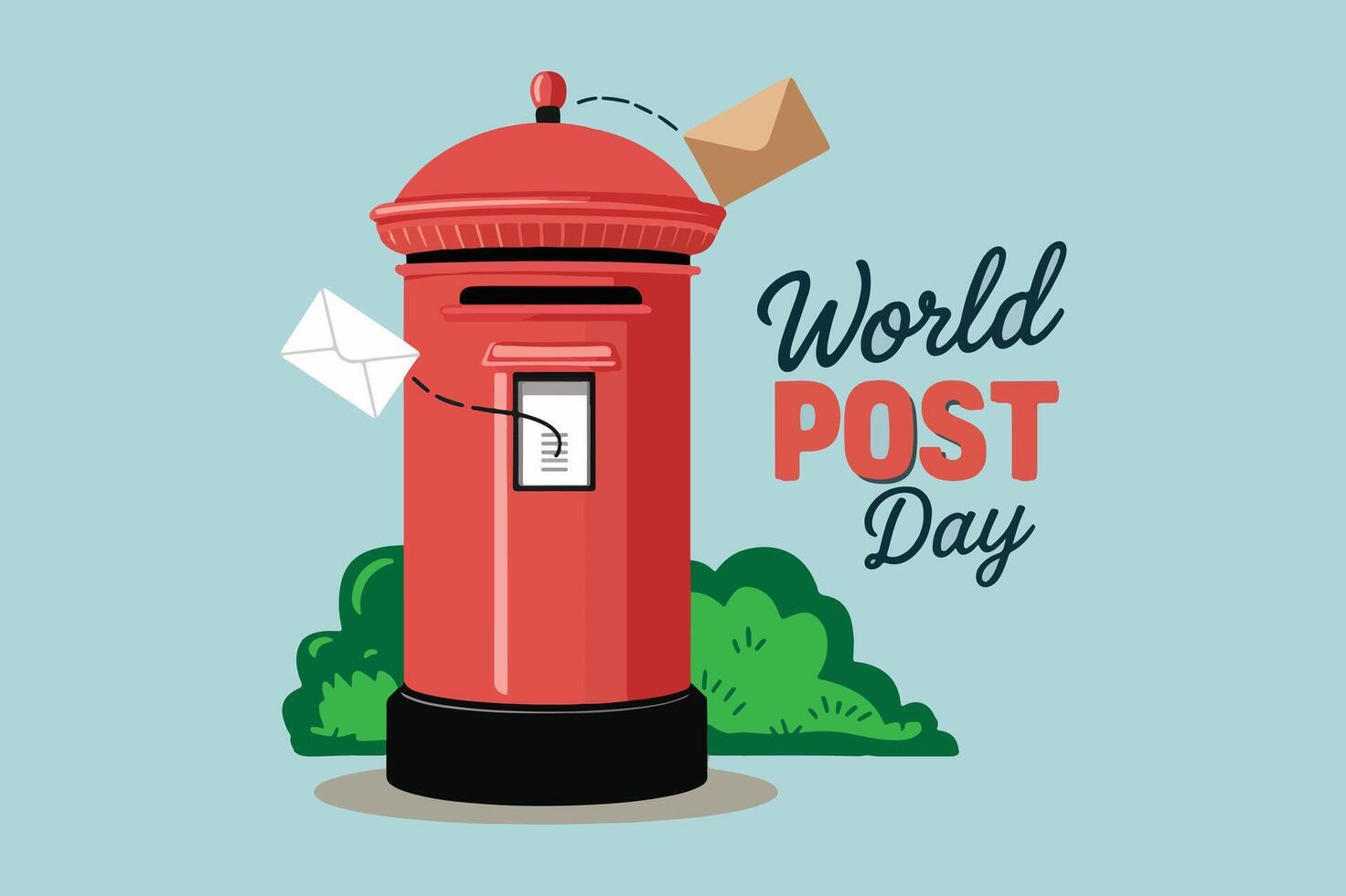 national post day illustration vector