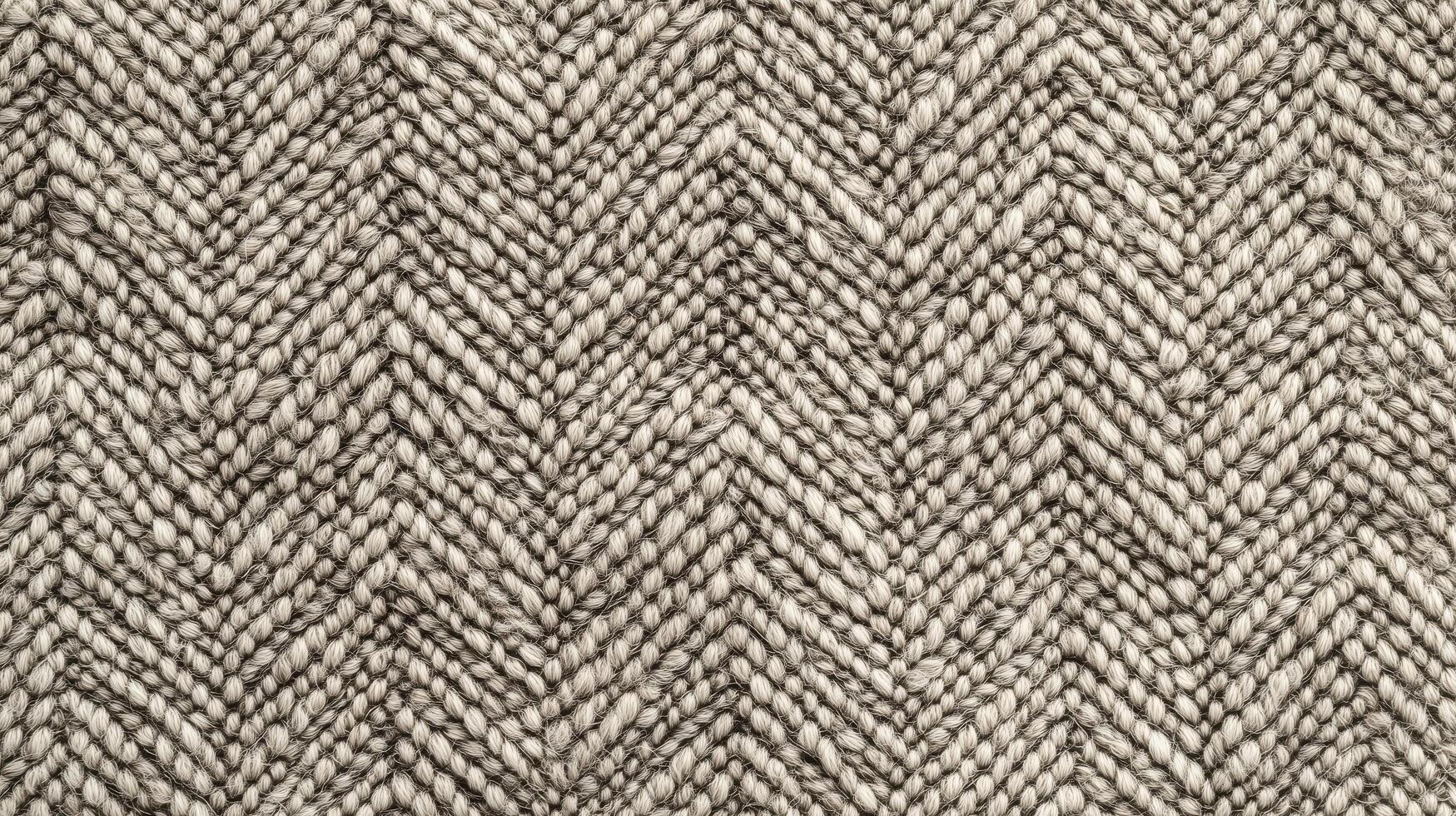 A piece of fabric with a zigzag pattern. The fabric is black and white. The zigzag pattern is very prominent and the fabric is very soft. photo