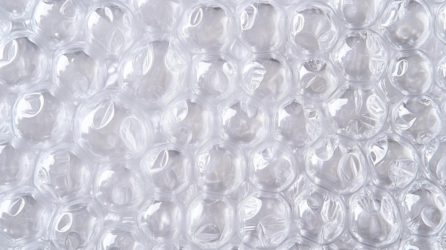 A white bubble background. The circles are very close together, and the background is very light. photo