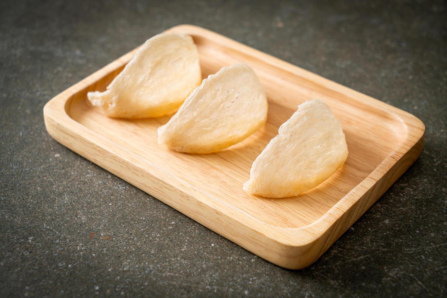 Fresh edible bird's nest or Swallow nest raw material cuisine expensive food for healthy photo