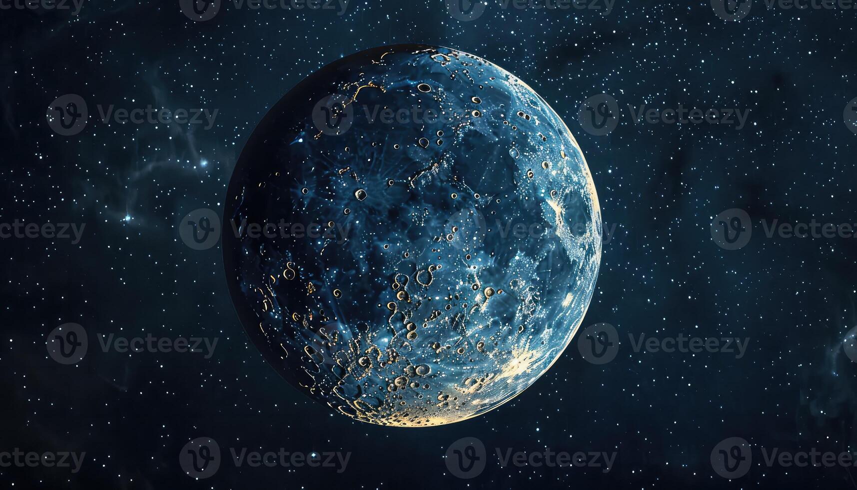 the moon is seen in this image photo