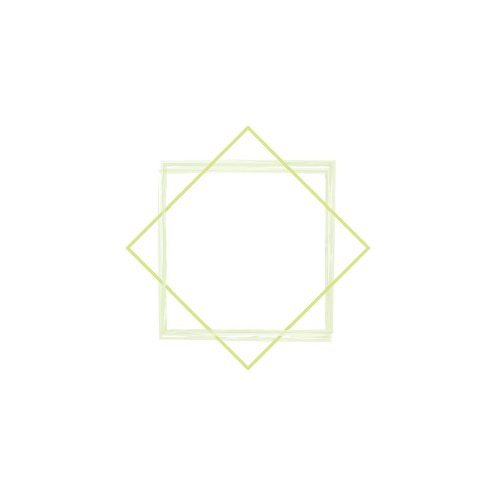 a geometric design consisting of two overlapping diamond shapes. vector
