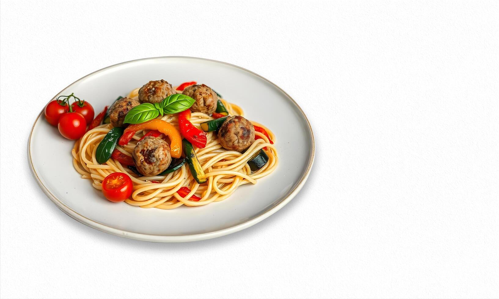 SPAGHETTI WITH MEATBALL photo