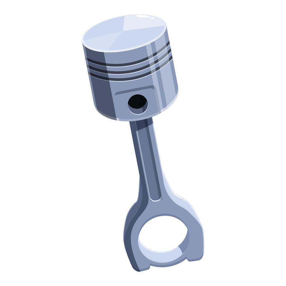 Silver piston engine part converting energy vector