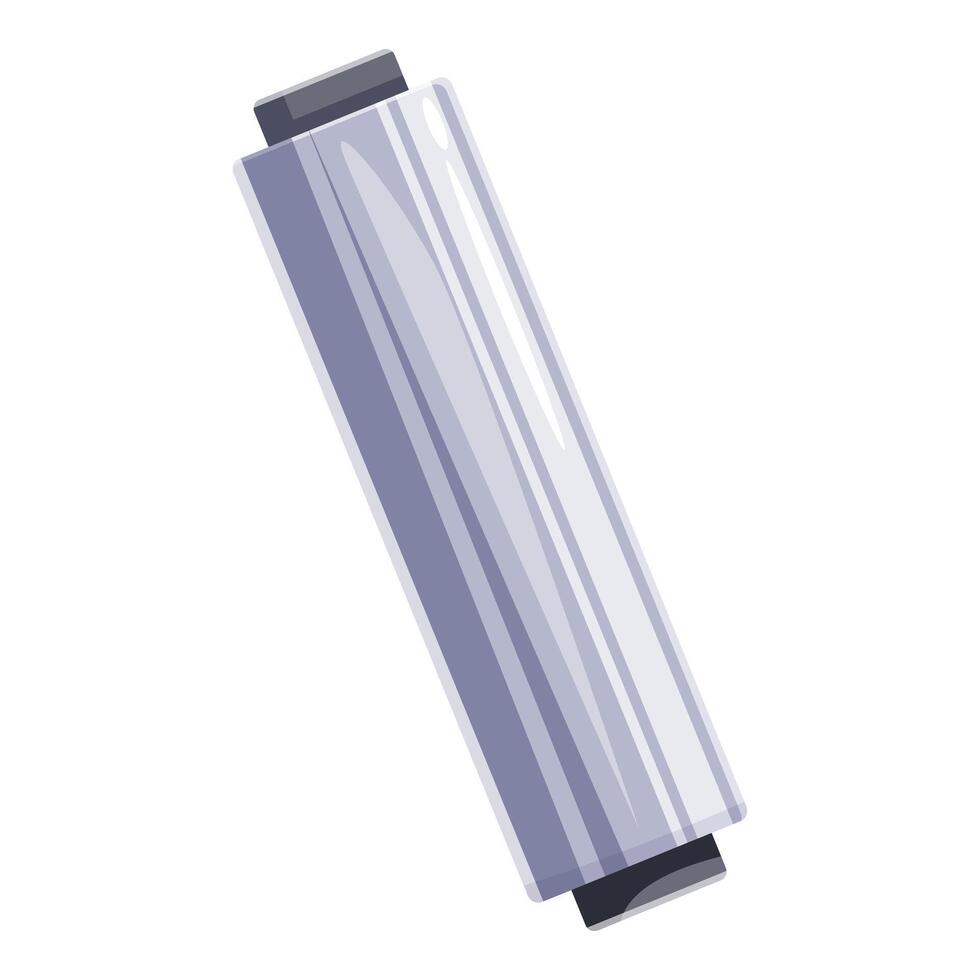 Roll of aluminium foil for cooking, storing food and baking vector