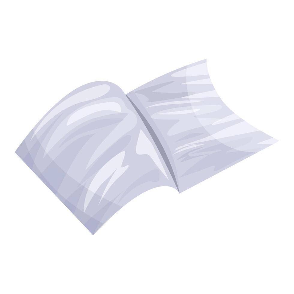 Transparent plastic wrap texture covering something unseen vector