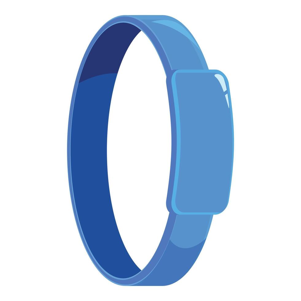Modern blue fitness tracker displaying progress on a white background vector
