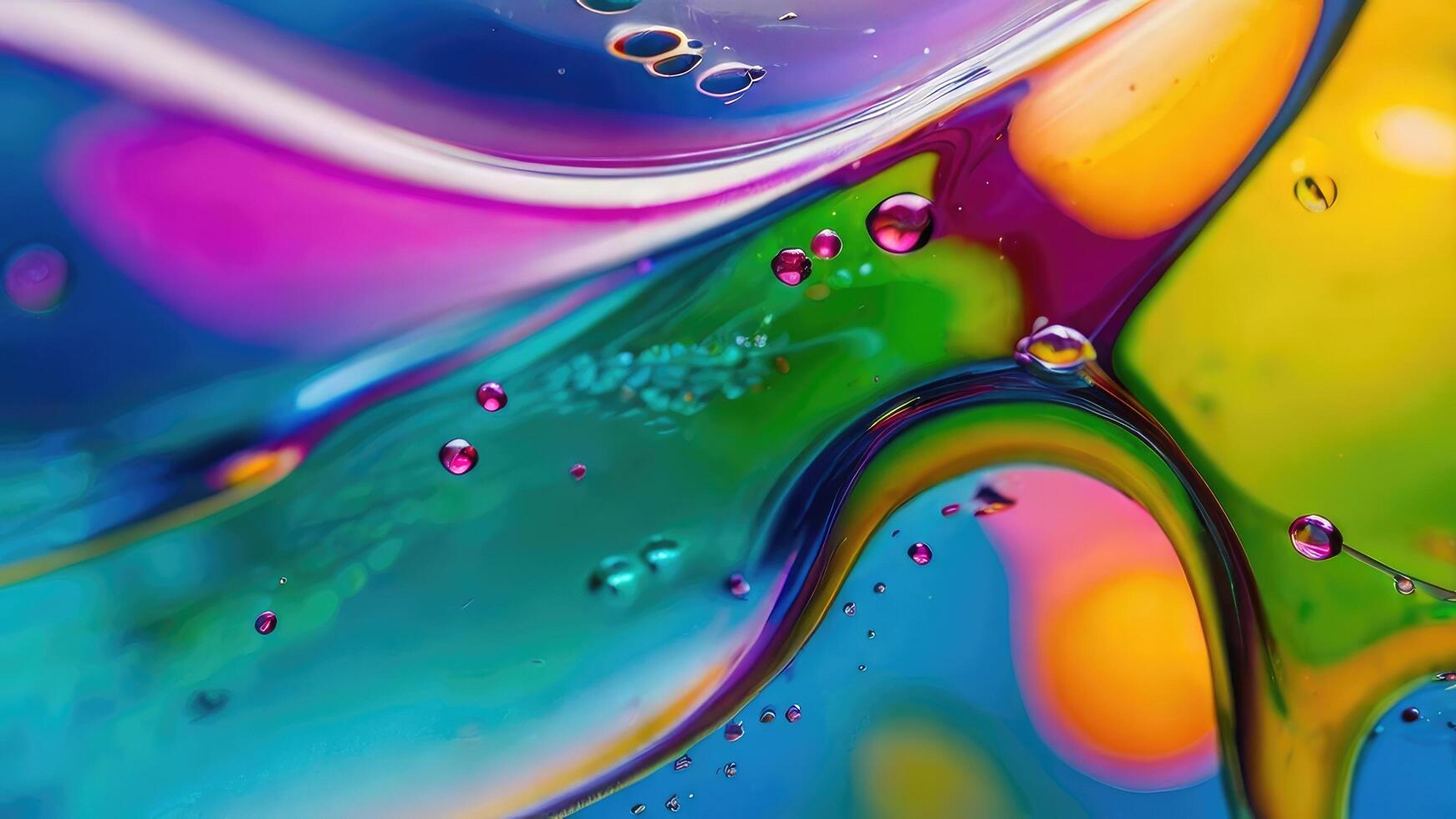 Dynamic Liquid Colors and Water Surface Detail photo