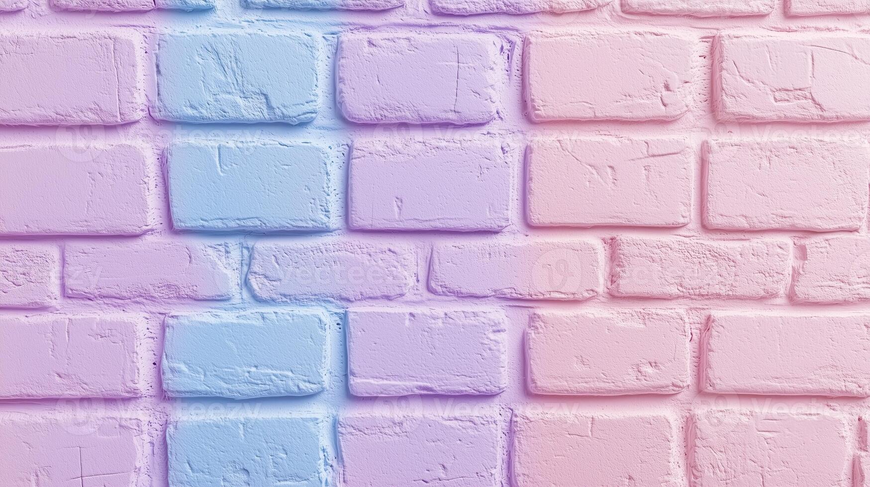 Brick pink pastel wall pattern block stone arrangement rustic light background photo