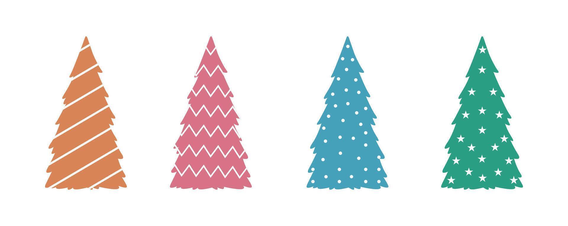 Merry Christmas and Happy New Year Christmas Tree Branches decoration. Merry Christmas text Calligraphic Lettering illustration vector