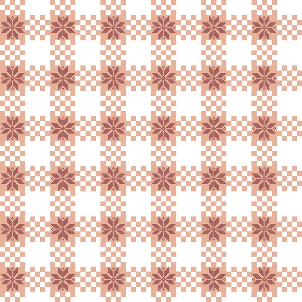 Vintage seamless heart pattern with floral and geometric elements for wallpaper or fabric design vector
