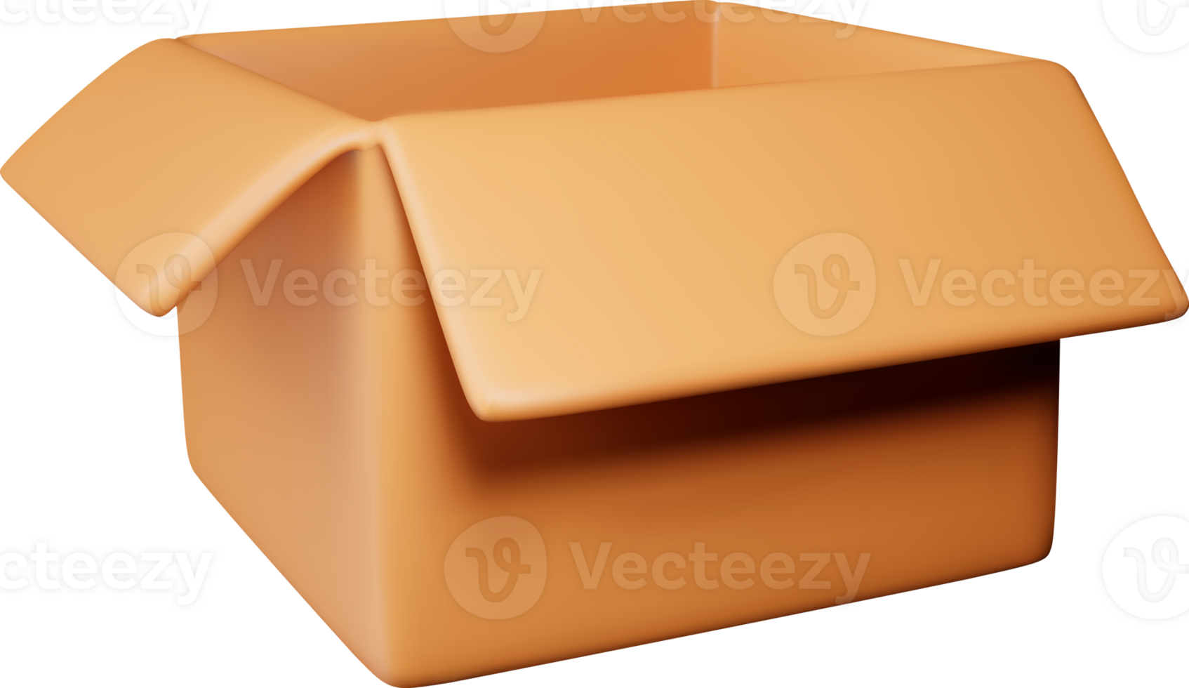 3D carton packaging box png